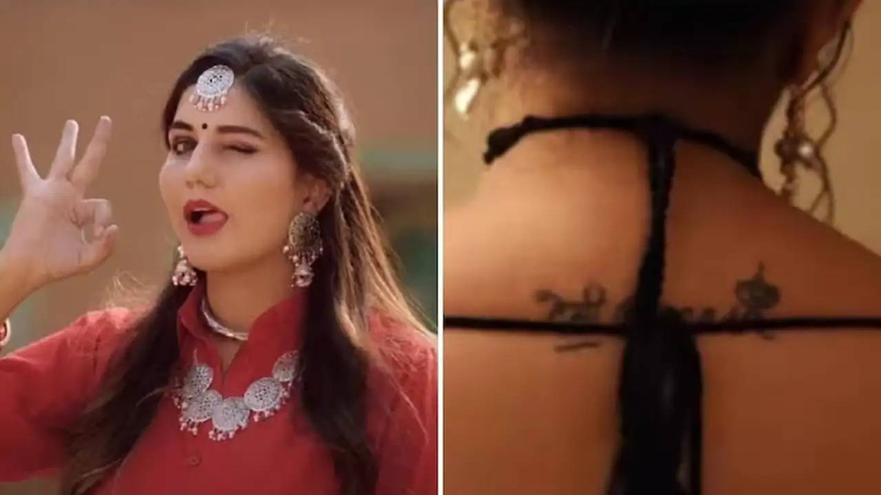 Sapna Chaudhary Dance Video : सपना ने सेक्सी डांस करते करते दिखाया पीछे बना टैटू, देखें वीडियो