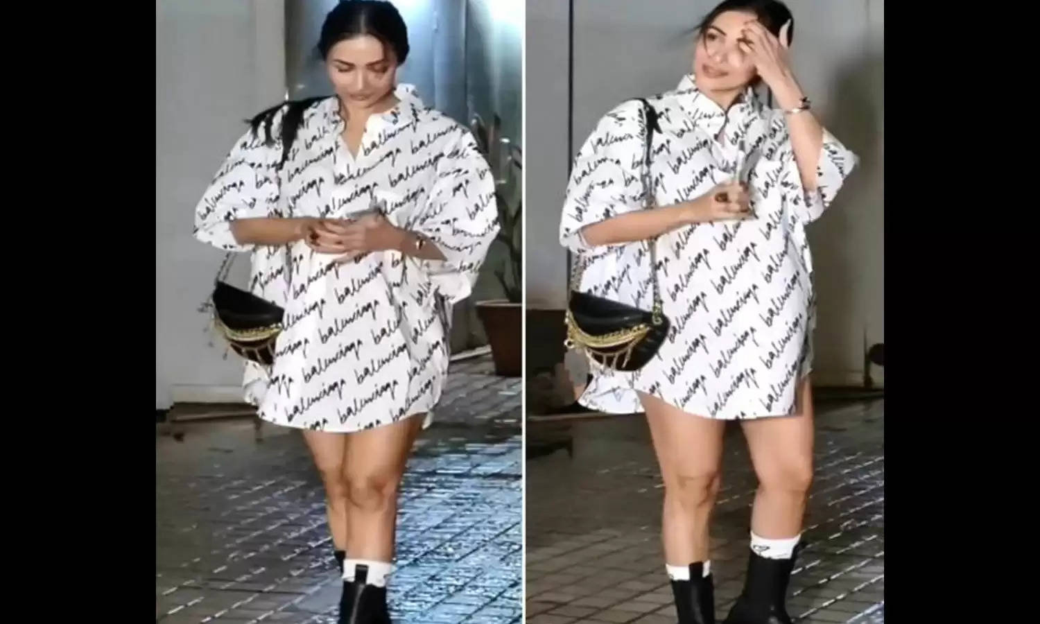 Malaika Arora Spotted : देर रात मुंबई की सड़कों पर नजर आई मलाइका अरोड़ा, एक यूजर ने कहा – पैंट घर ही भूल गई