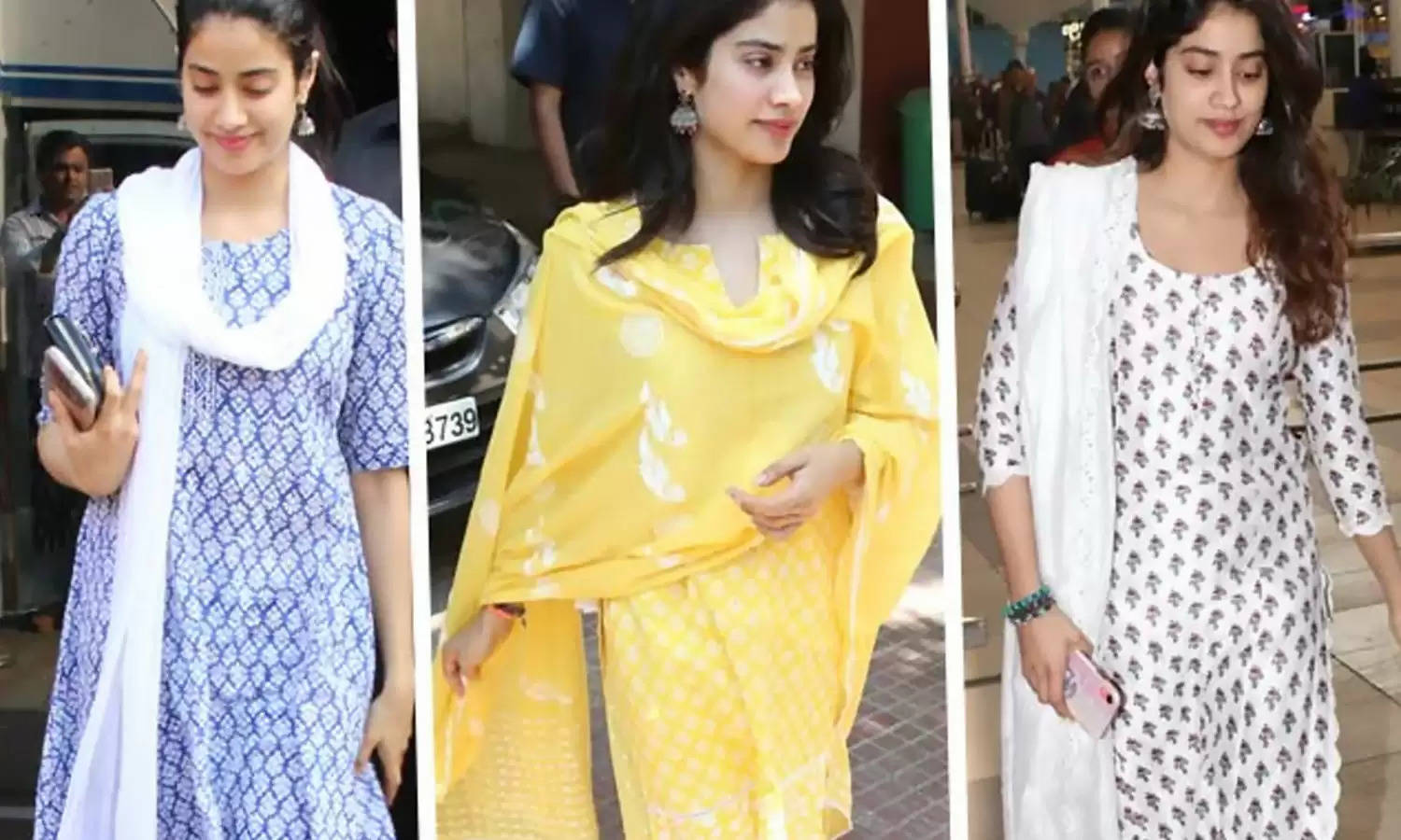 Janhvi Kapoor's Boho Kurta Set Doesn't Cost A Bomb, You Can Add This Summer  Essential To Your Closet | HerZindagi