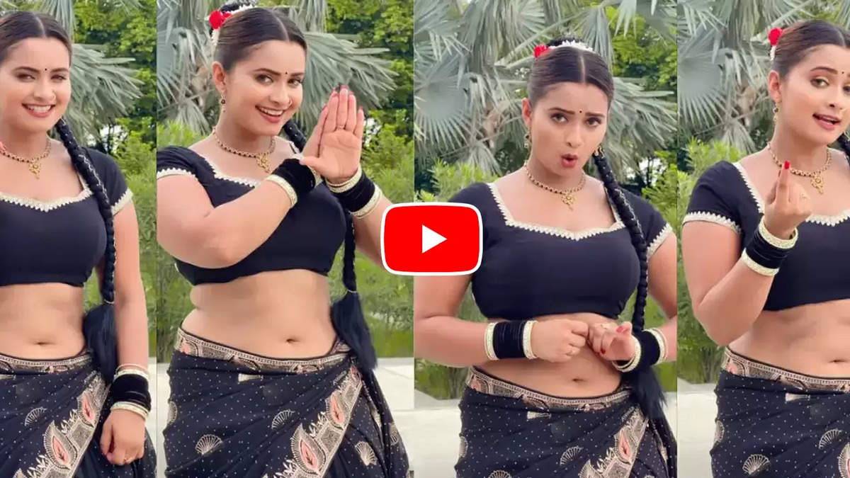 Bhojpuri actress Neelam Giri's sexy dance spreads her beauty, fans are going crazy