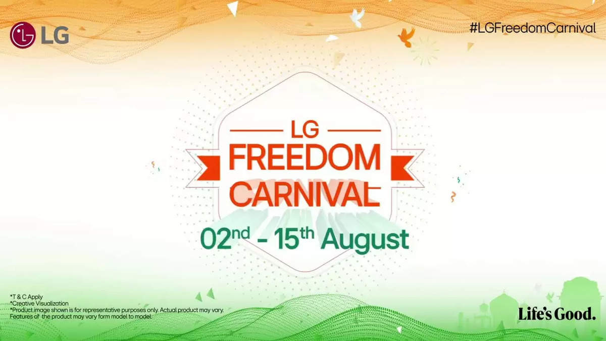 LG Freedom Carnival Sale: AC, फ्रिज, टीवी पर 50% तक छूट, 15 अगस्त तक ही है ऑफर 