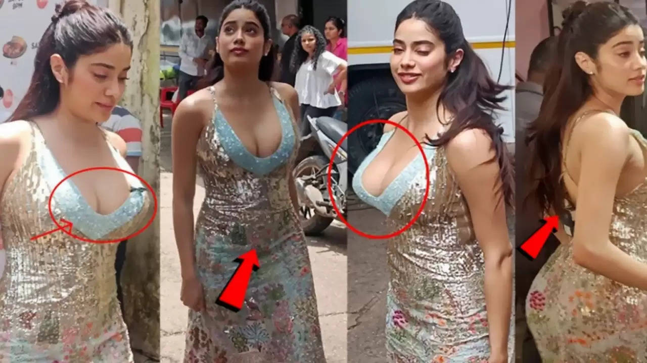 Janhvi Kapoor Viral Video : भरी महफिल में इतनी टाइट ड्रेस पहनकर पहुंची जान्हवी कपूर, पोज देते करने लगी…