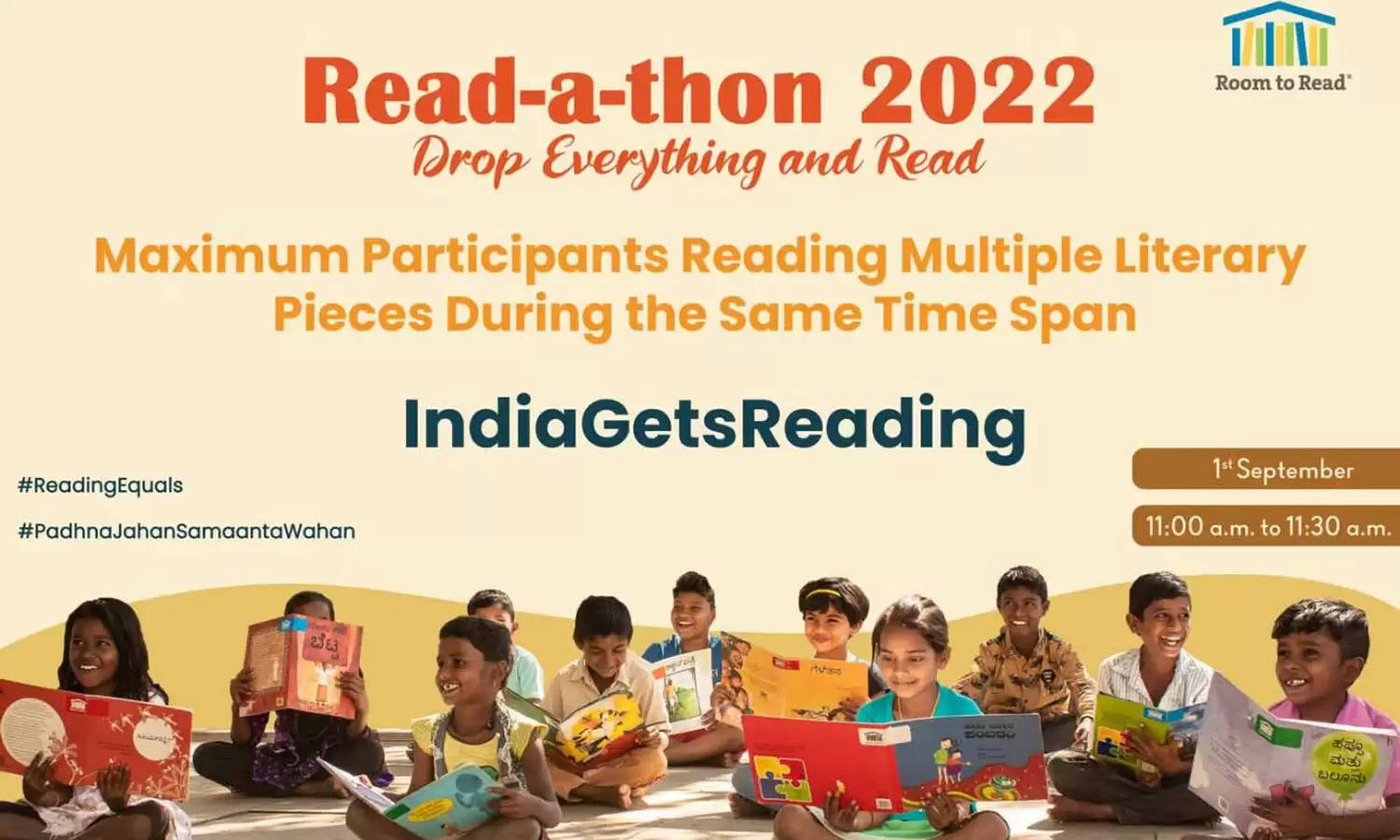 Room To Read India द्वारा उत्तराखंड में रीड-ए-थॉन का हुआ आयोजन 
