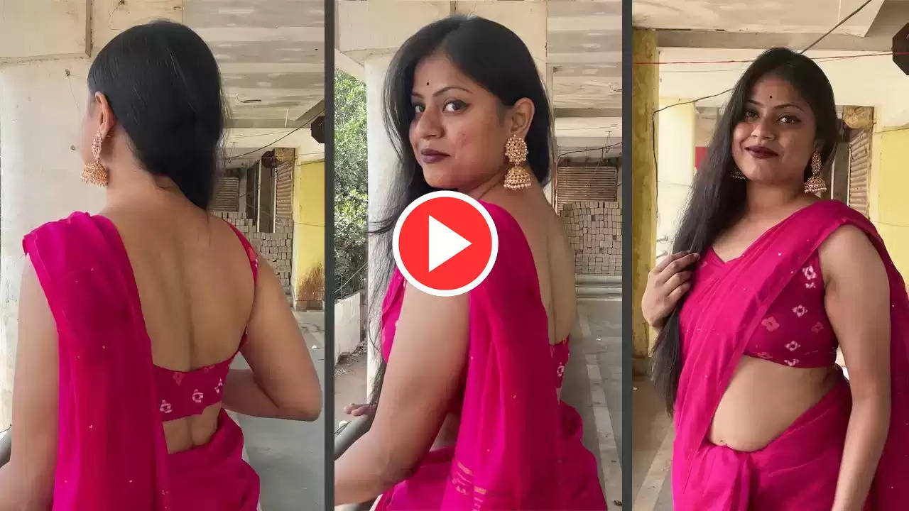 Desi Bhabhi Hot Sexy Video: भाभी ने सेक्सी साड़ी में शो किए किलर मूव्स, वीडियो देख लोग बोले- Wow