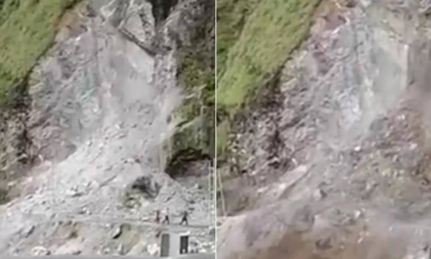 Viral Video: राहगीरों के बीच जब टूटकर गिर गया पहाड़, रोंगटे खड़े कर देगा Uttarakhand का ये VIDEO