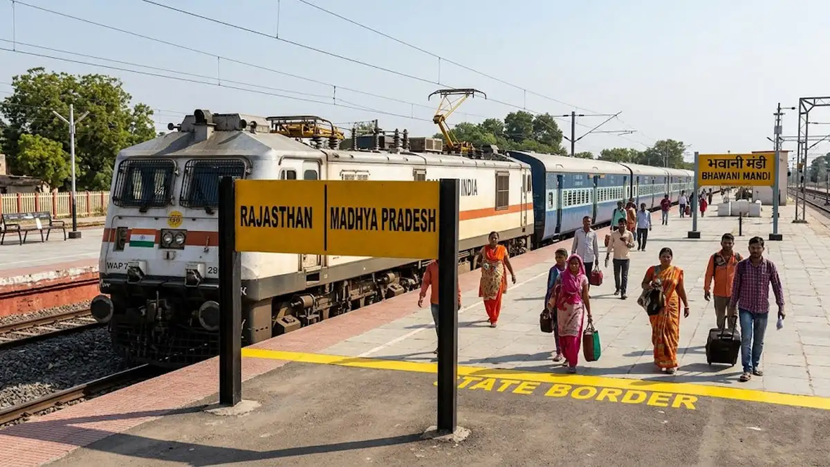 गजब! भारत का वो अनोखा स्टेशन जहां राजस्थान में इंजन तो MP में रुकते हैं डिब्बे