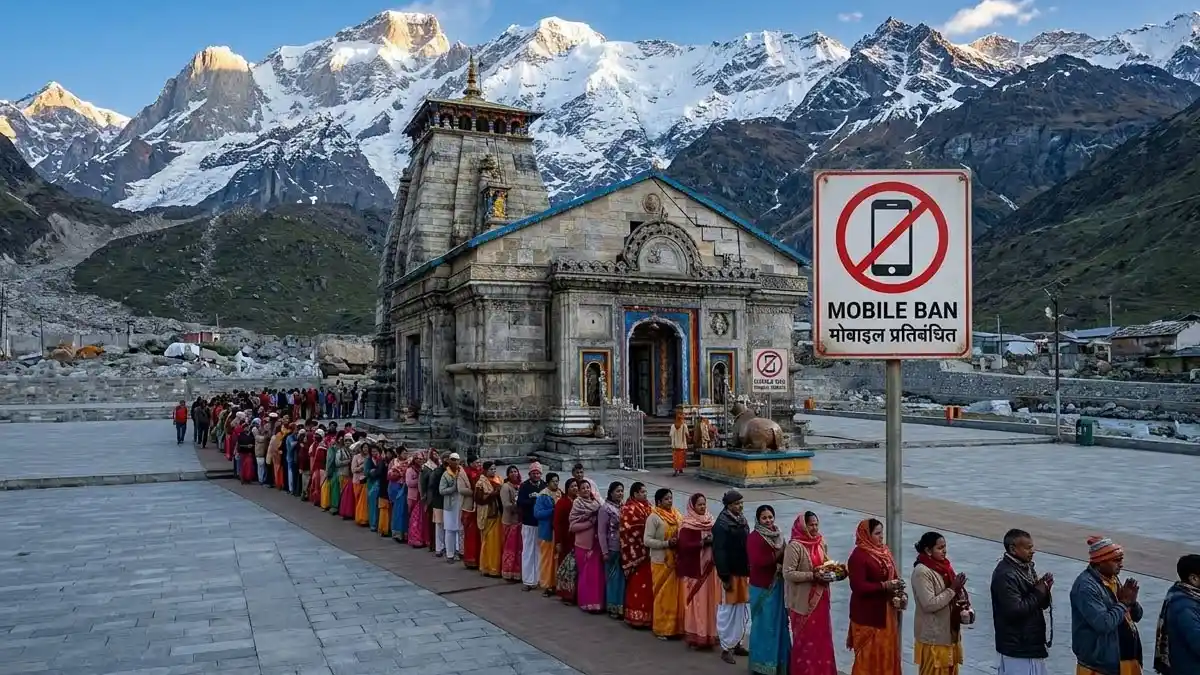 Chardham Yatra 2026 : बदरीनाथ-केदारनाथ में मोबाइल और रील पर पाबंदी, BKTC ने जारी की नई गाइडलाइंस।