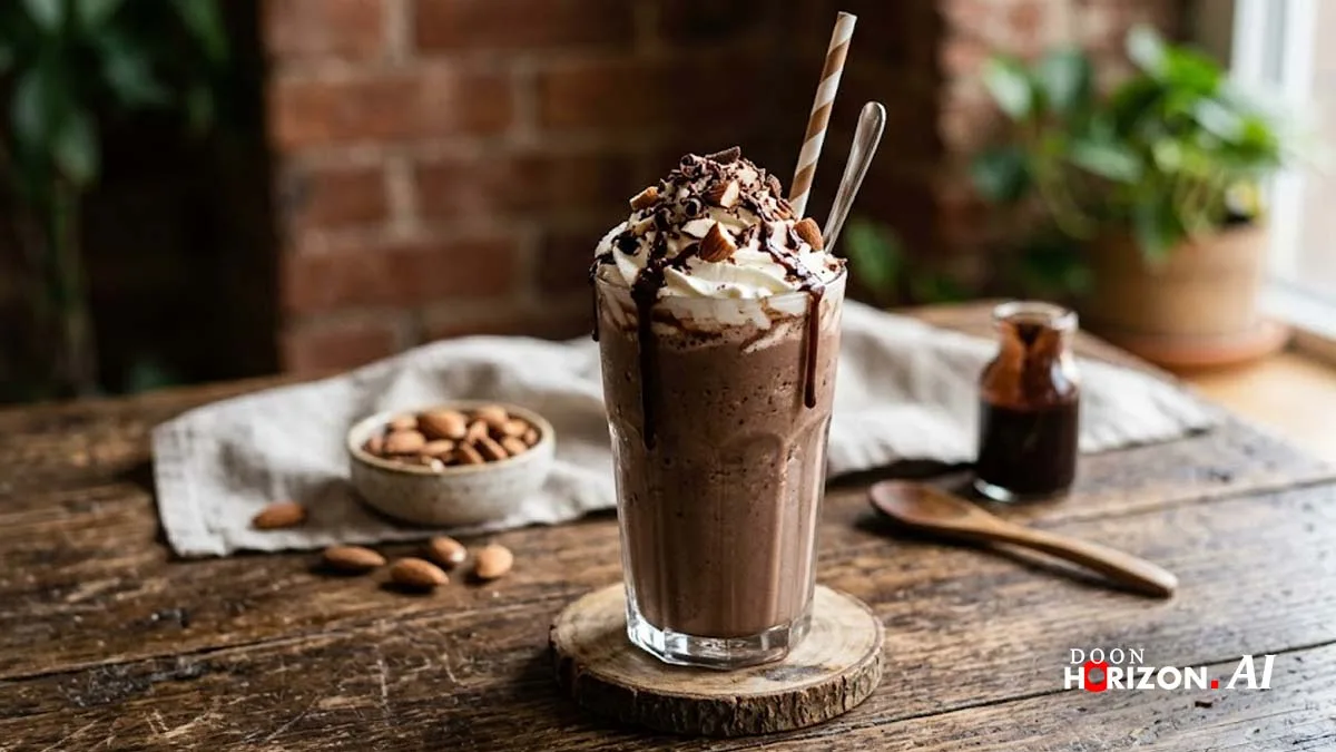 Chocolate Almond Milkshake