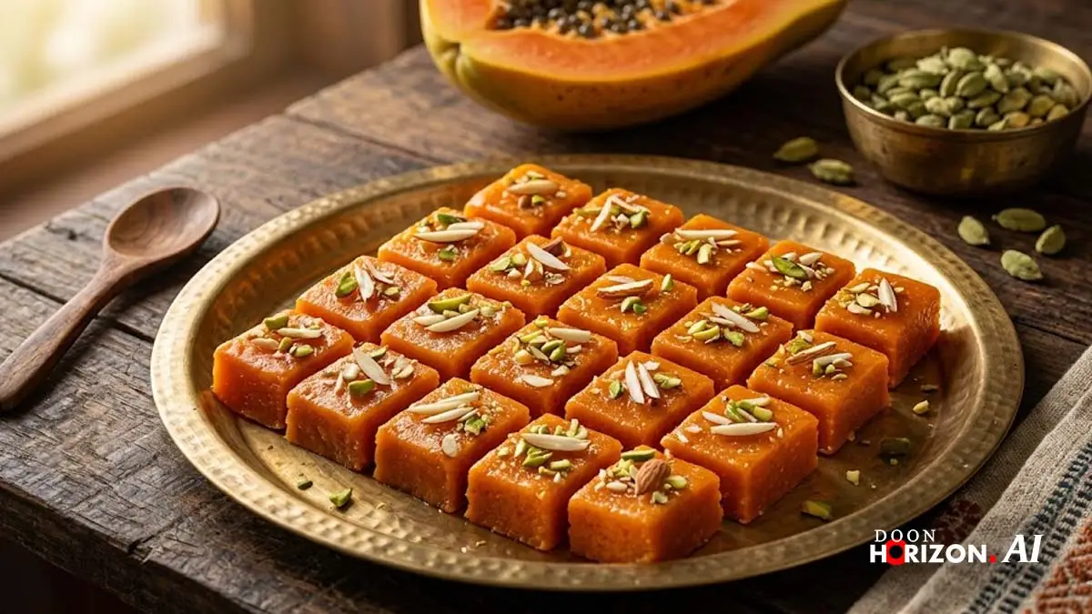 Papaya Barfi Recipe