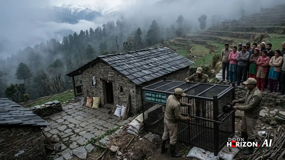 Pauri Leopard Attack : पौड़ी में आदमखोर का आतंक, घर के मुखिया को निवाला बनाने के बाद भड़के ग्रामीण