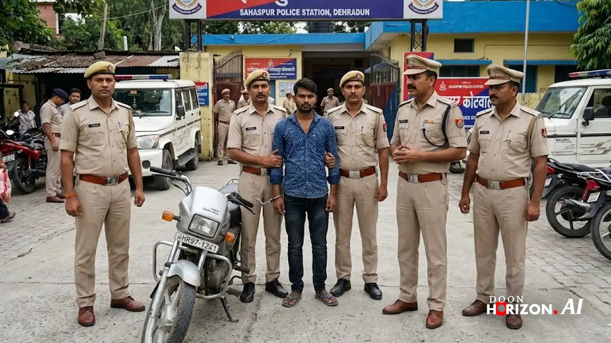 सहसपुर : जेल से छूटते ही फिर शुरू की वाहन चोरी, सहसपुर पुलिस ने शातिर को किया गिरफ्तार