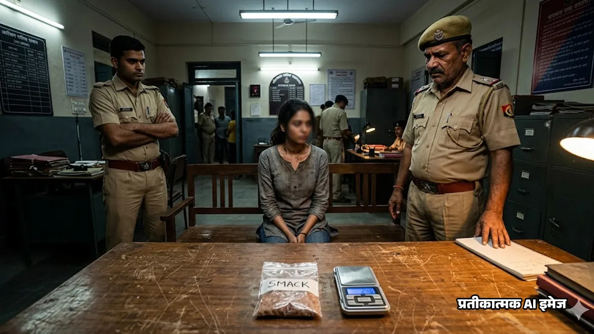 देहरादून: पति जेल में तो पत्नी ने संभाली नशे की 'कमान', सहसपुर पुलिस ने स्मैक के साथ दबोचा