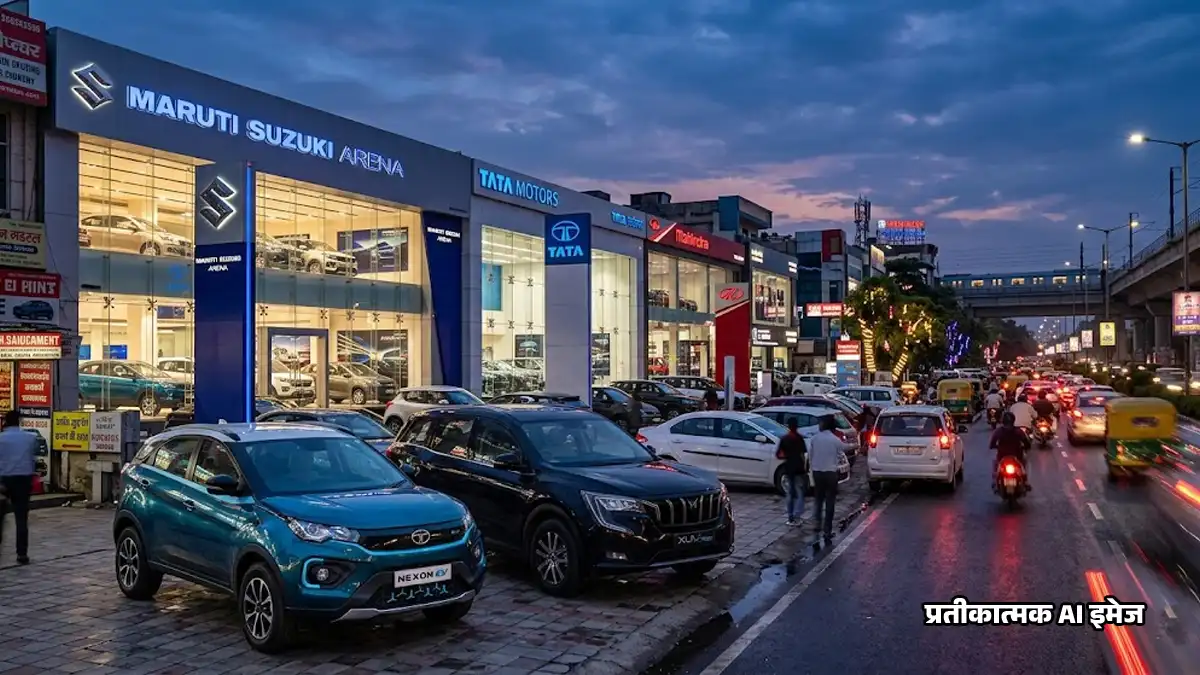 कार बाजार में बड़ा उलटफेर : मारुति का दबदबा कायम, टाटा और महिंद्रा में छिड़ी 'नंबर 2' की जंग