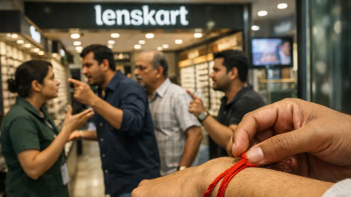 Dehradun Lenskart Controversy : देहरादून के लेंसकार्ट शोरूम में हंगामा, संजय सिंह ने भाजपा और बजरंग दल को घेरा