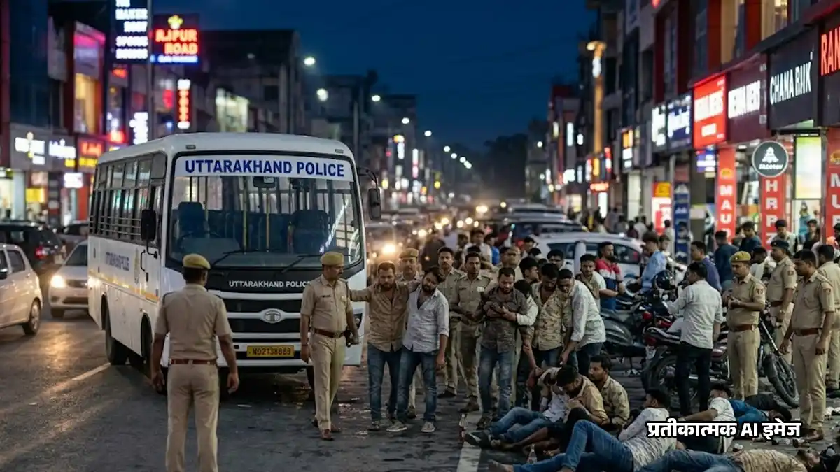 देहरादून की सड़कों पर जाम छलकाना पड़ा भारी, सार्वजनिक स्थान पर शराब पीने वाले 35 गिरफ्तार