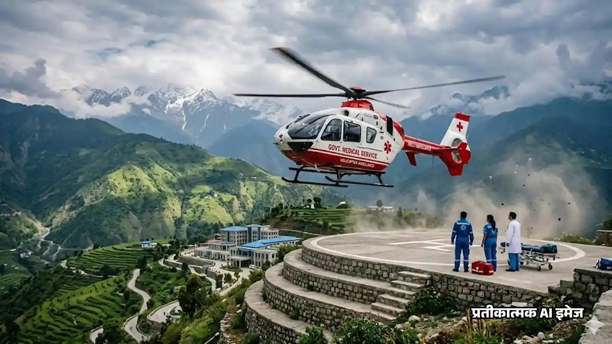 Rudraprayag Heli Ambulance : हार्ट अटैक पीड़ित के लिए देवदूत बनी हेली सेवा, एयरलिफ्ट कर पहुंचाया AIIMS