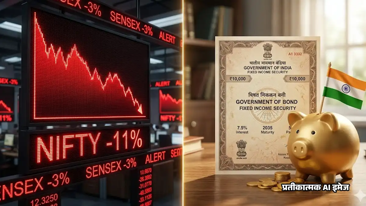 शेयर बाजार की ऐतिहासिक गिरावट से घबराएं नहीं, इन 5 सरकारी स्कीमों में पैसा है 100% सुरक्षित