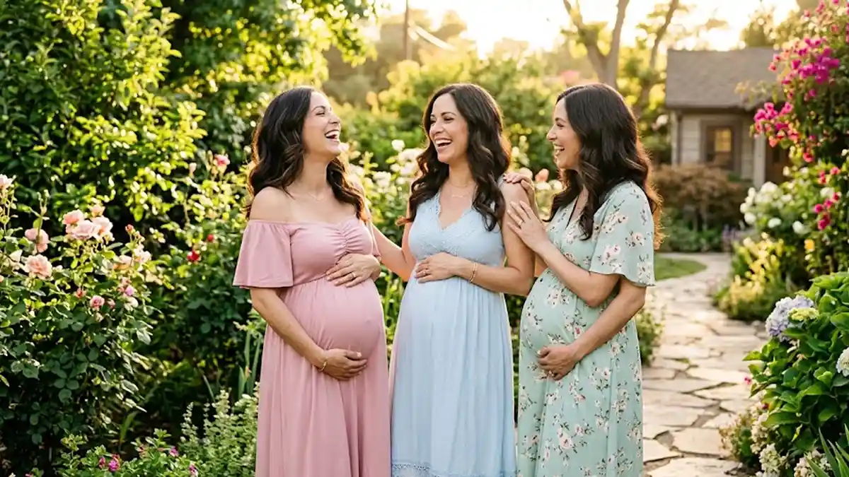 कुदरत का करिश्मा: एक साथ पैदा हुई थीं ये तीन बहनें, अब एक साथ बनने जा रही हैं मां