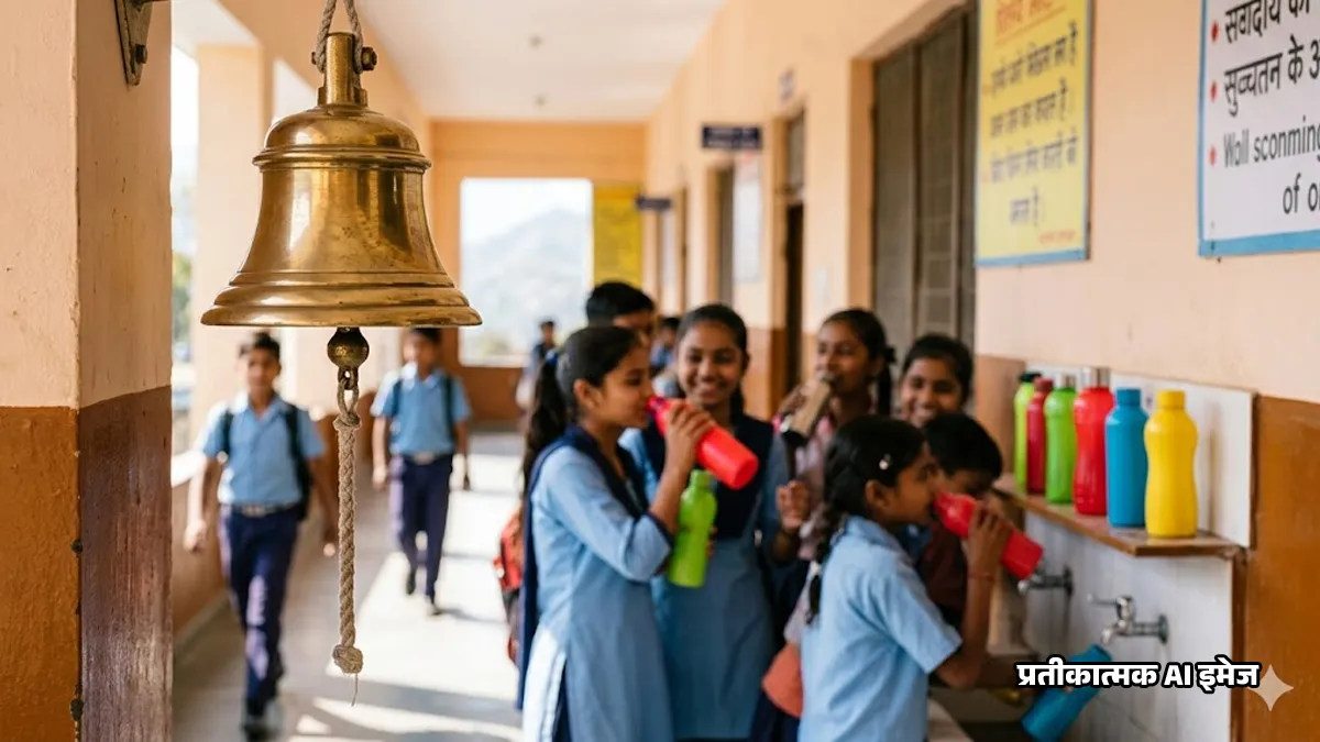 Uttarakhand Schools Water Bell : उत्तराखंड के स्कूलों में अब बजेगी 'वाटर बेल', छात्रों की सेहत के लिए सरकार का बड़ा फैसला
