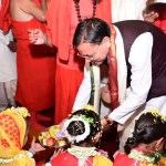 अल्मोड़ा के डोल आश्रम पहुंचे सीएम धामी, 1100 कन्याओं का पूजन कर लिया आशीर्वाद