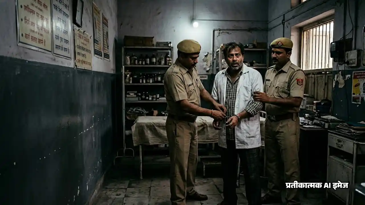 यूपी से आकर उत्तराखंड में खोला क्लीनिक, 12वीं पास युवक 1 साल से कर रहा था मरीजों का इलाज