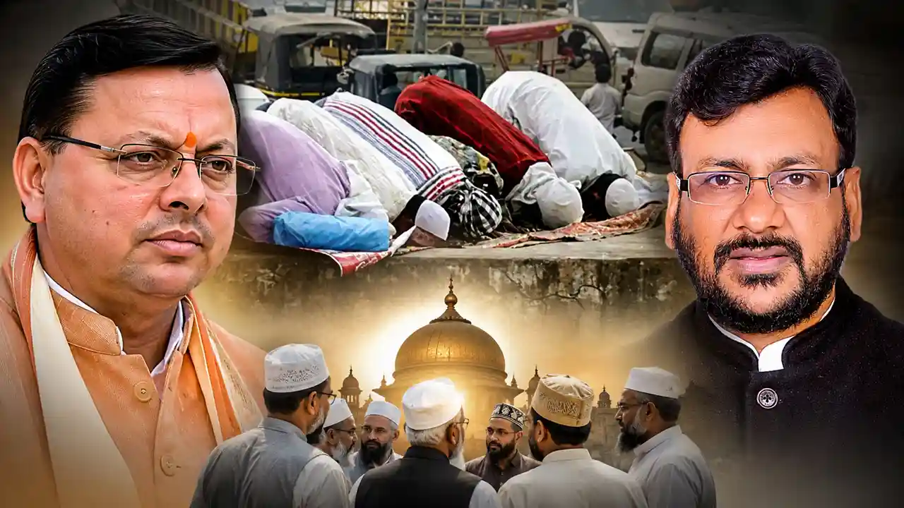 Namaz on Road : सड़क पर नमाज के मुद्दे पर सीएम धामी को मिला मुस्लिम संगठनों का साथ, वक्फ बोर्ड ने कही ये बात