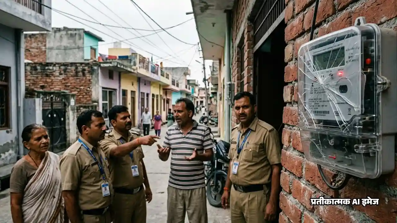 रुद्रपुर में स्मार्ट मीटर लगाने पहुंची बिजली विभाग की टीम पर हमला, महिला ने डंडे से तोड़ा मीटर, केस दर्ज