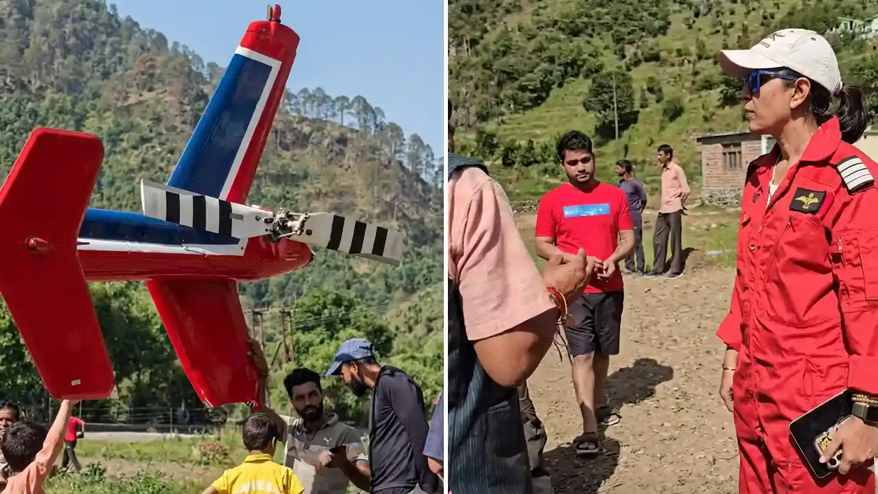 Uttarakhand News : हाईटेंशन लाइन से टकराया बदरीनाथ से आ रहा हेलीकॉप्टर, पायलट की सूझबूझ से बची 6 जानें