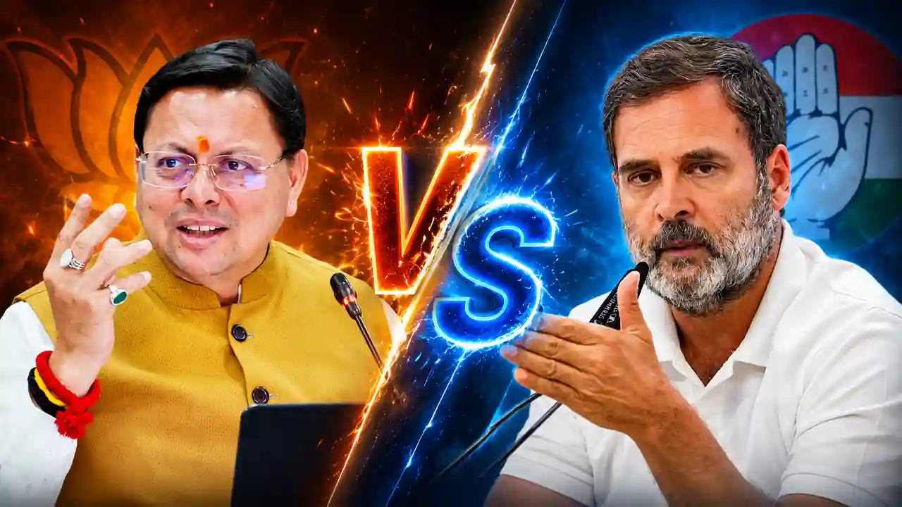 राहुल गांधी के हेलीकॉप्टर न उड़ने की 'साजिश' का सबसे बड़ा पर्दाफाश! CM Dhami ने सामने ला दिया सच