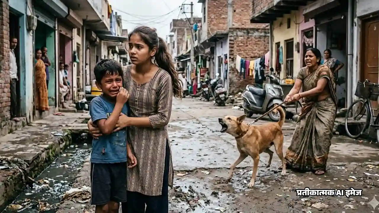 देहरादून: महिला ने 8 साल के मासूम पर छोड़ा कुत्ता, बचाने आई बहन को नाली में धकेला
