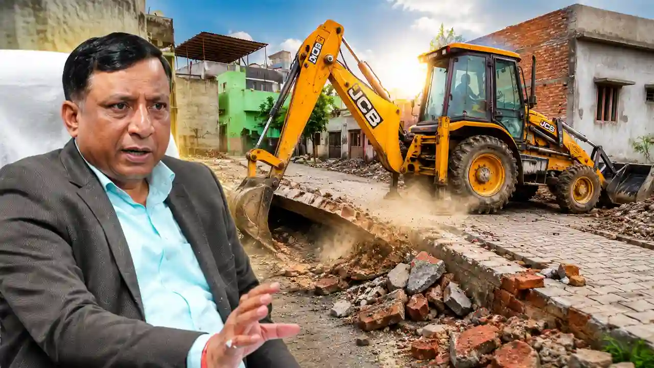 MDDA Buldozer Action: पित्थुवाला खुर्द में बिना मंजूरी बिछाई जा रही थी सड़कें, प्राधिकरण ने ऐसे रोका अवैध खेल