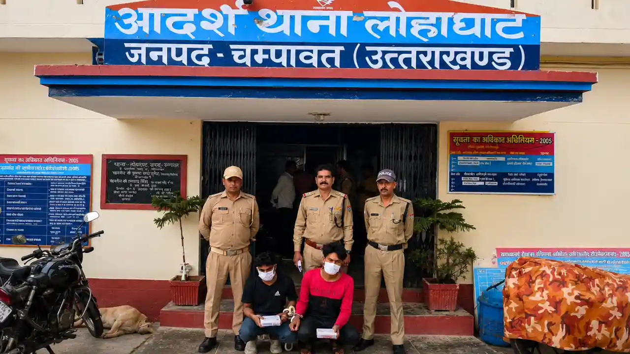 Uttarakhand Crime : महज 24 घंटे में खुली चोरी की मिस्ट्री, चंपावत पुलिस ने फिल्मी स्टाइल में दबोचे पश्चिम बंगाल के दो चोर