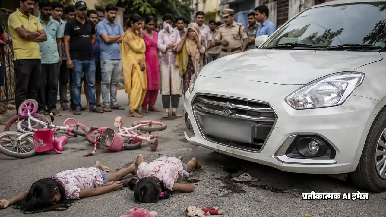 Road Accident : हरिद्वार में दर्दनाक हादसा, घर के बाहर खेल रही दो मासूम बहनों को कार ने कुचला