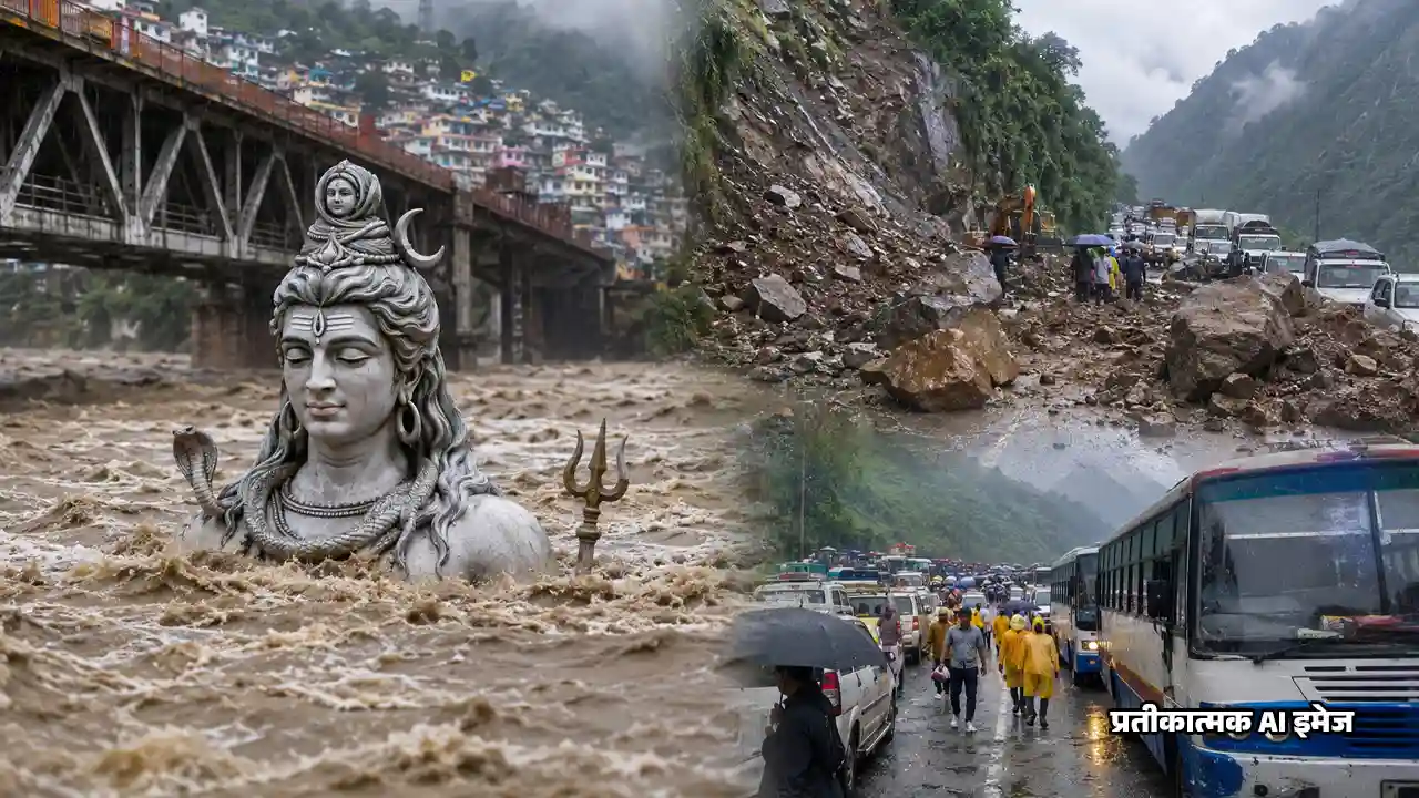 Uttarakhand Heavy Rain : उत्तराखंड में मूसलाधार बारिश से हाहाकार, उफान पर हैं सभी नदियां