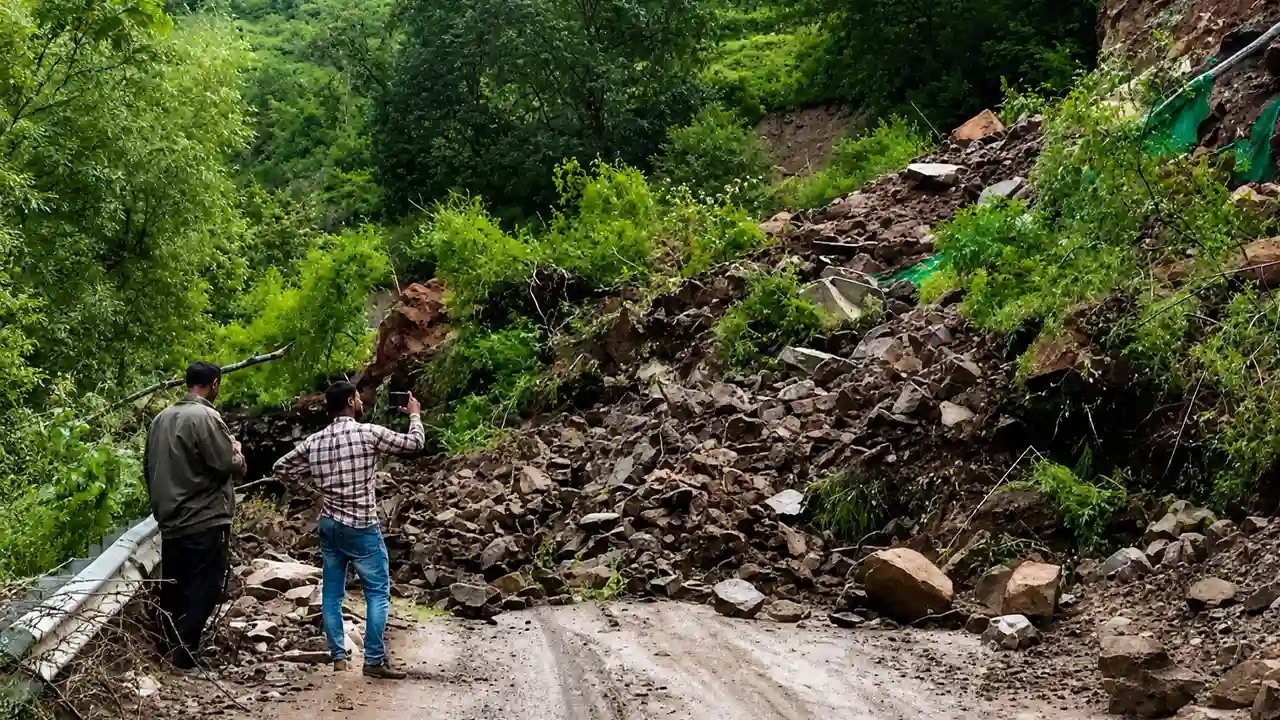Yamunotri Highway Landslide : यमुनोत्री हाईवे पर भूस्खलन, मसूरी में महाजाम और दर्जनों गांवों का टूटा संपर्क